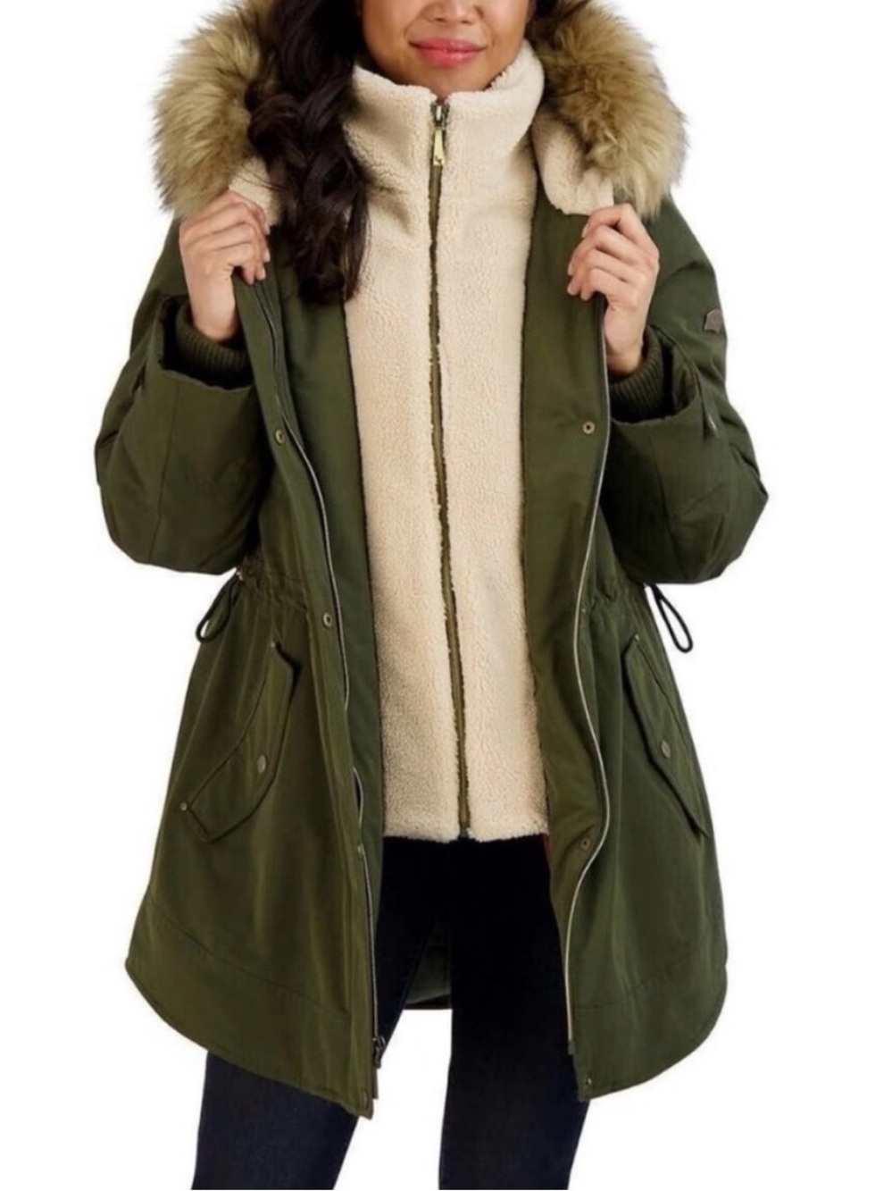 Koolaburra by UGG Olive Utility Jacket Women's Sz XXL